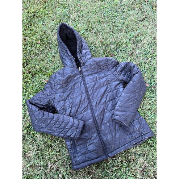 Stoic Winter Jacket Black Camo Medium - Picture 1 of 6
